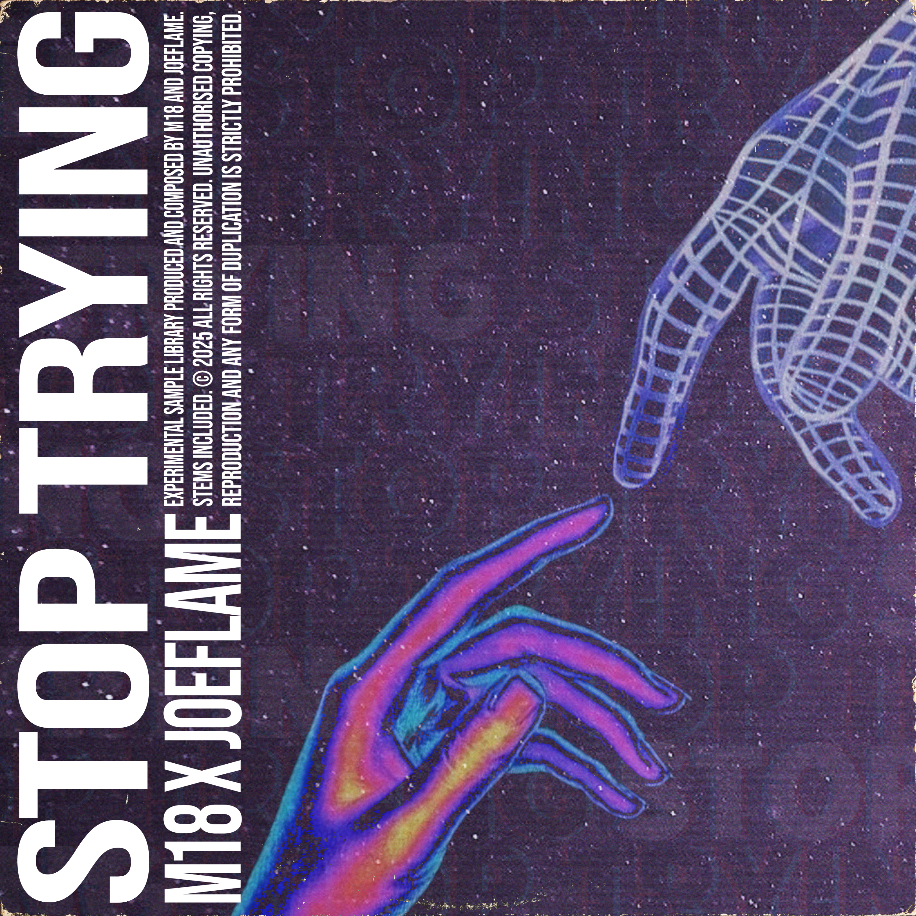 STOP TRYING Loop Kit Cover Art - MT x Joeflame x M18 Collaboration